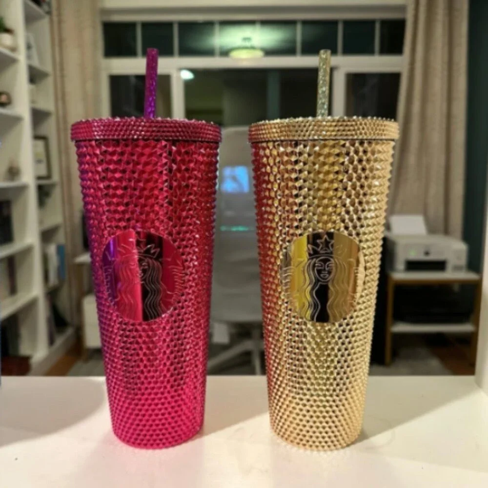 Starbucks Studded Tumbler Collection Venti Grande Cold Cups Matte Iridescent Lot
